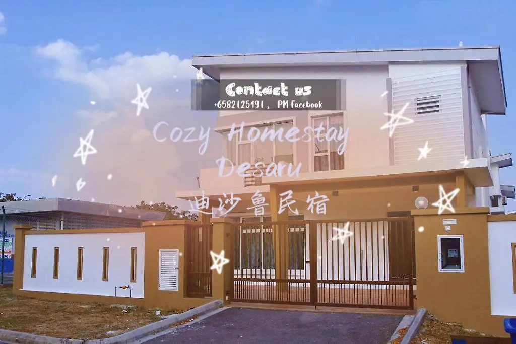 Cozy Homestay Desaru Vacation Bungalow - 10 Pax Johor Bahru Feriehus
